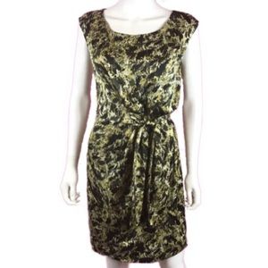 Vince Camuto Dress Faux Wrap Sleeveless Camo
